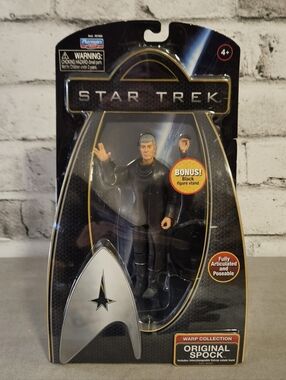 Star Trek 2009 Original Spock Figure Warp Collection NIB Playmates